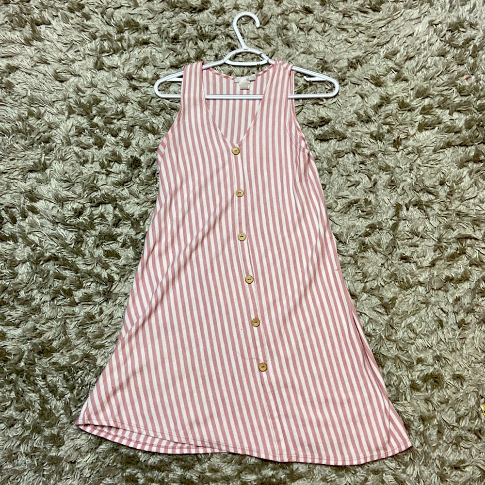 Pink and white dress, size small